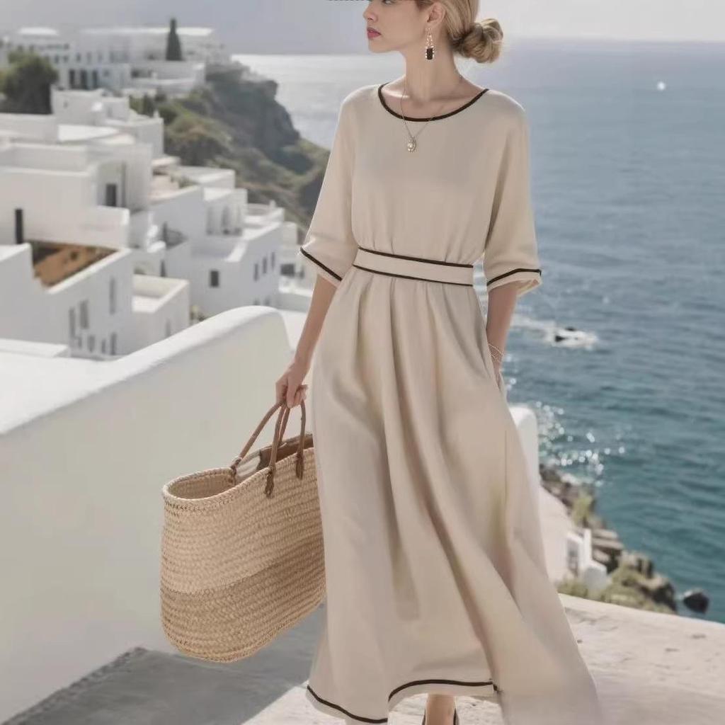 Elegant European & American Summer 2026 Cross-Border Long Dress