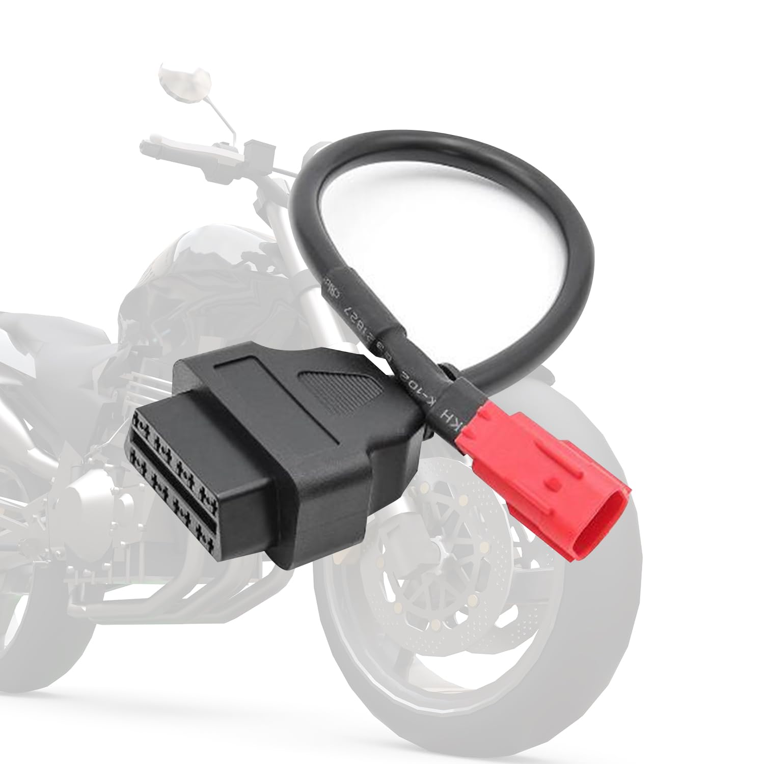 

OBD Cable Connector Adapter 16 to 6 Pin Motorcycle Fault Diagnostic Adapter Cable Cycle