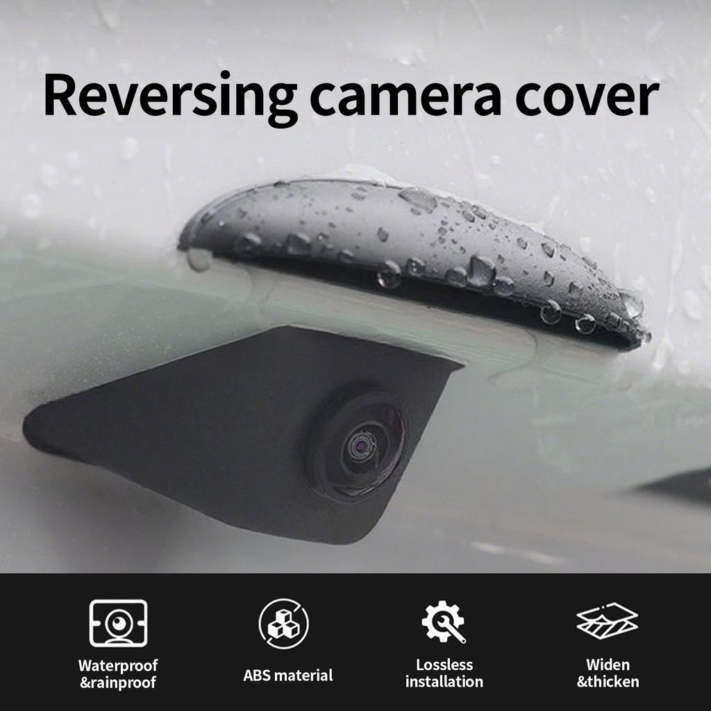 Car Rear Camera Rain Cover Waterproof Reversing Camera Shield Adhesive Anti Rain Trim Guard Universal Car Exterior Accessories