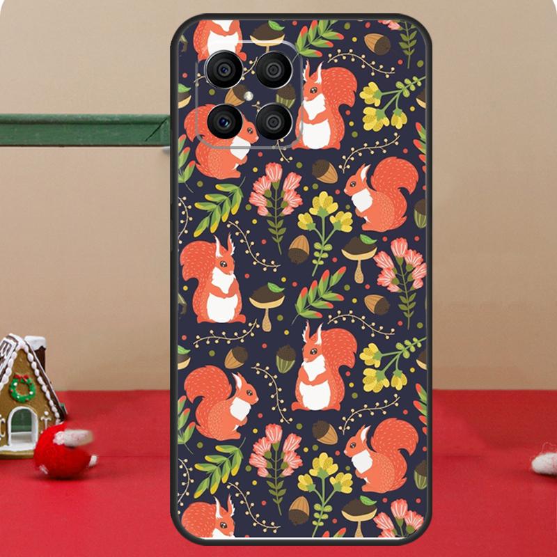 Cartoon-Tier Eichhörnchen Hülle Für Honor Magic 8 5 6 7 Lite Honor 400 Pro 200 70 90 X8c X8b X9a X9b X9c X9d Win Cover