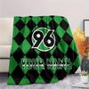 Custom Name Hannover 96 Flannel Blanket, High quality Comfortable for All Seasons, Home Decor, Warmth and Comfort