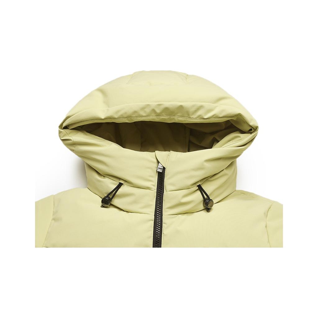 Fila White Fashion Casual Versatile Lightweight Warm Waterproof Breathable Woven Hooded Down Jacket Women Outerwear F11W543906FMT