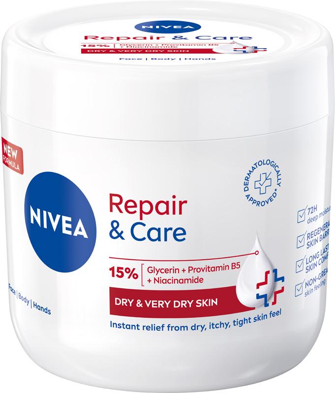 380544 Nivea Repair & Care Multi-Purpose Creme Feuchtigkeitsspendend Und Regenerierend 400
