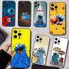 C-Cookie-M-Monster Funny Phone Case For iPhone 17,16,15,14,13,12,11 Plus,Pro Max,XS,Soft Silicone Black Cover