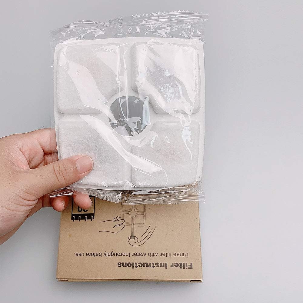 Cat Water Fountain Filter, Pet Fountain Filters, 8 Count, Removes Impurities, Resin Material