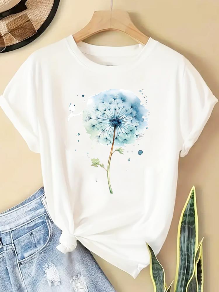 (Asian Size) letter trend cute Women Casual Short Sleeve T  Tee Top Clothing Shirt Fashion Printed Lady Female Graphic T-shirts