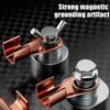 Welding Magnetic Grounding Clamp, Magnetic Welding Support Clamps Tool,Welder Copper Tail Ground Connection for Weldings Cutting