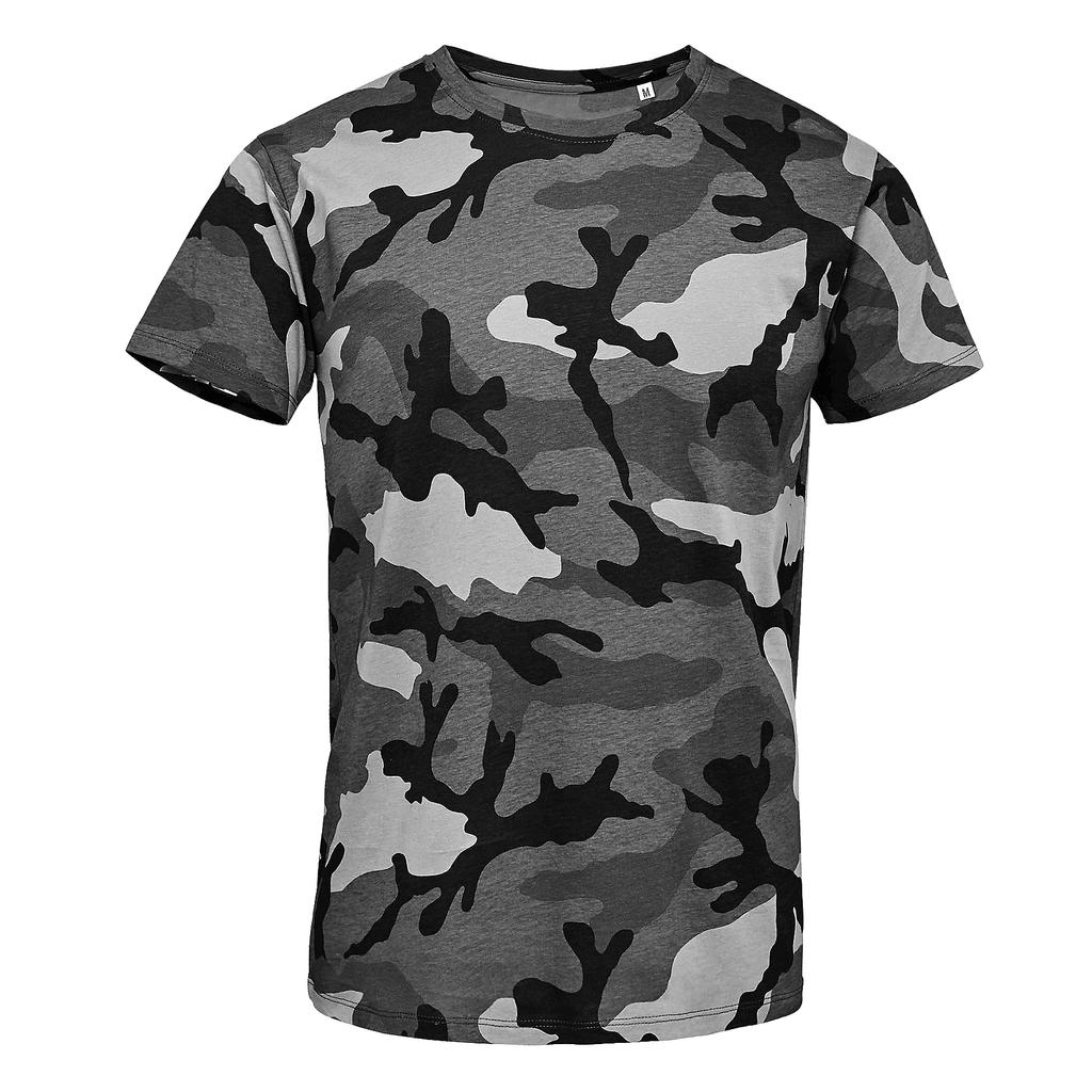 SOLS Herren-Camouflage-Kurzarm-T-Shirt