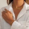 IngeSight.Z Vintage Multi Row Chunky Thick Wide Choker Necklaces Collar Gold Color Chain Clavicle Necklaces for Women Jewelry