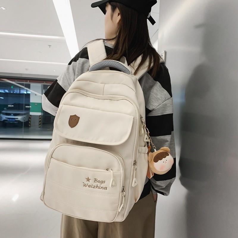 

Korean Style College Wind Simple And Versatile Backpack For High School Students With Large Capacity Travel Bag For Men