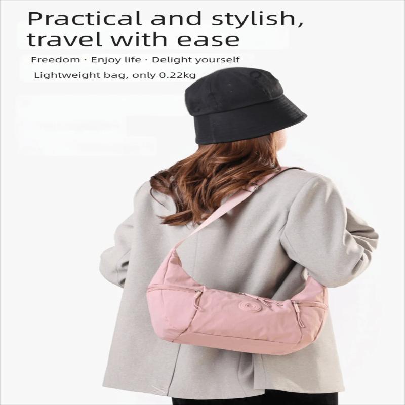 Casual Style Nylon Women'S Shoulder Bag Lightweight Soft Single Shoulder Backpack Large Capacity Tote Bag Casual Outing Shopping