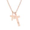 14K Basic Cross Necklace PMGN0049