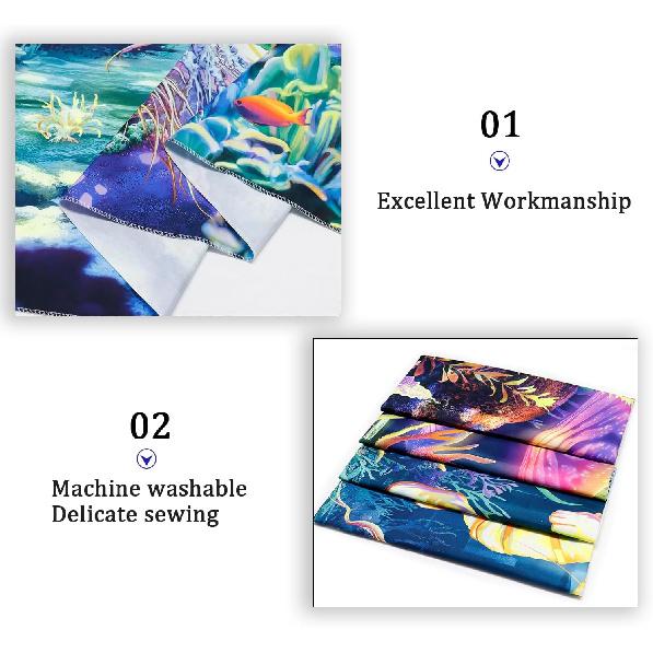 Lahasbja Blacklight Astronaut Tapestry UV Reactive Jellyfish Wall Hanging Fantasy Under The Sea World Wall Tapestries Aesthetic Neon Coral Plants