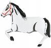 White Horse Foil Balloon Mini 14", 1Pc.