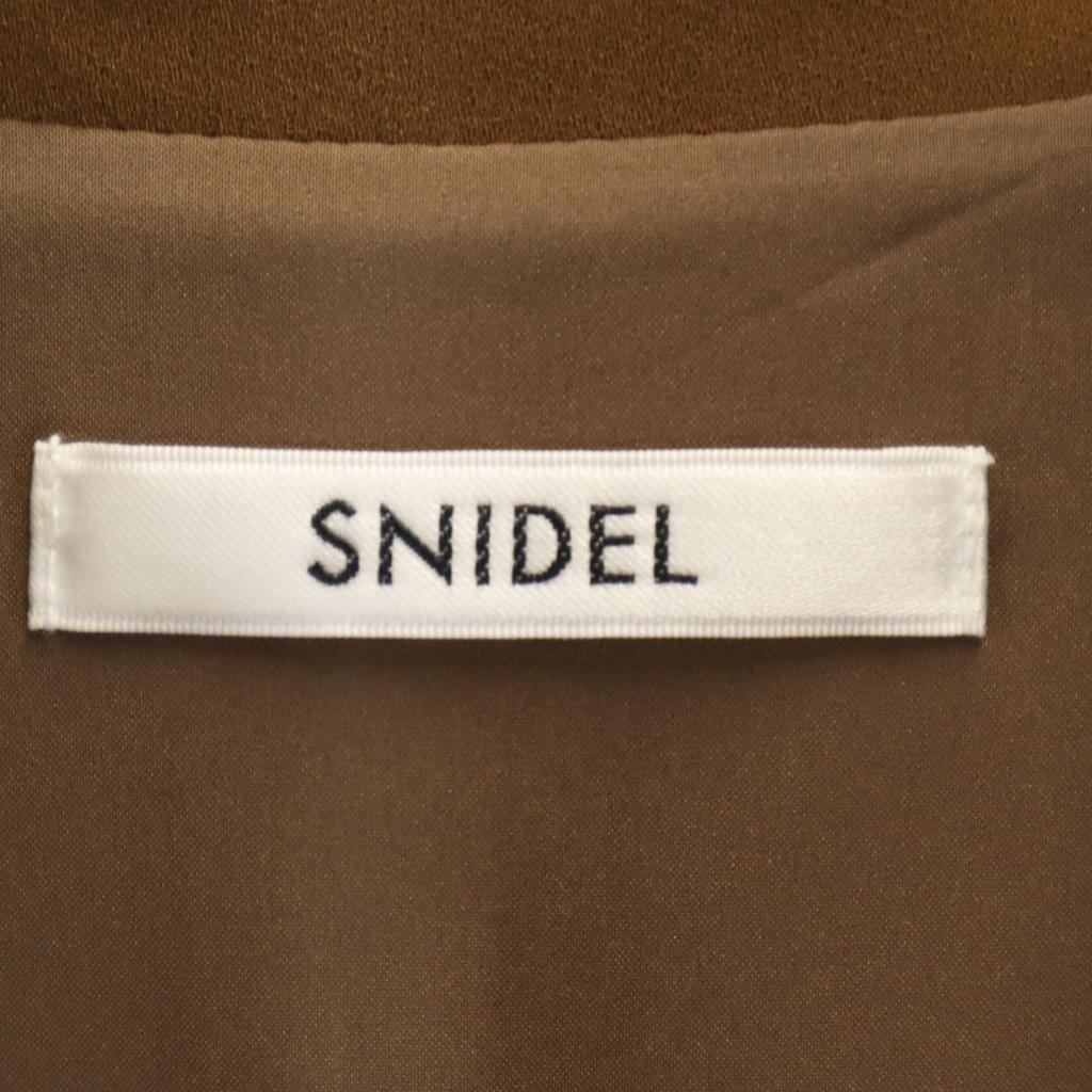 SNIDEL French sleeve Trench details Long dress 1 Brown Women Used