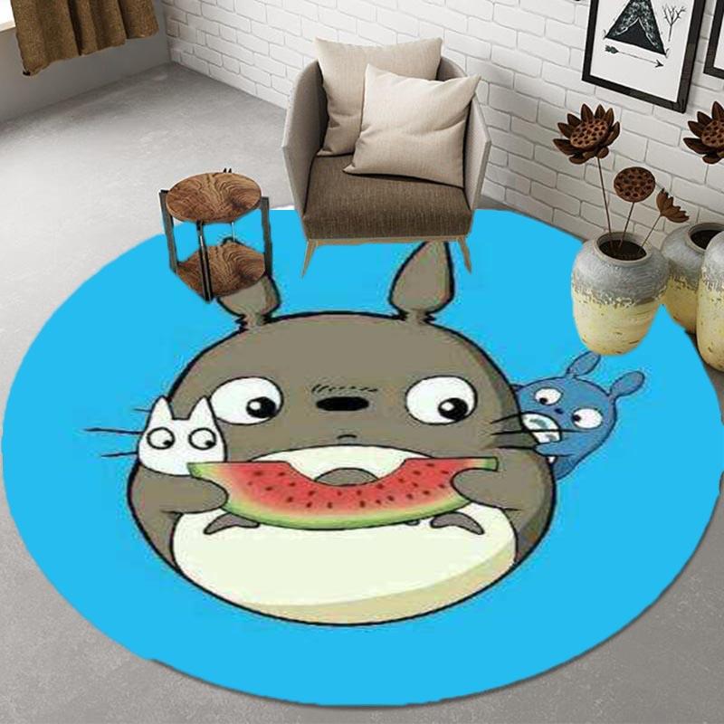 2023 Animation Cartoon 3D Rugs Round Mats Round Rugs Bathroom Mats Home Decoration Kitchen Rugs Living Room Rugs Non-slip Rugs