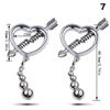 2 Pcs Adjustable Metal Breast Spring Clamps for Couples Bondage Adult Game Nipple Stimulator Role-Playing Restraint Accessories