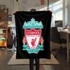 Liverpool Mintás Flanell Takaró, puha dobás hálószobába, kanapéra, mosható, fociszurkolói ajándéktárgy, nagyszerű ajándék.