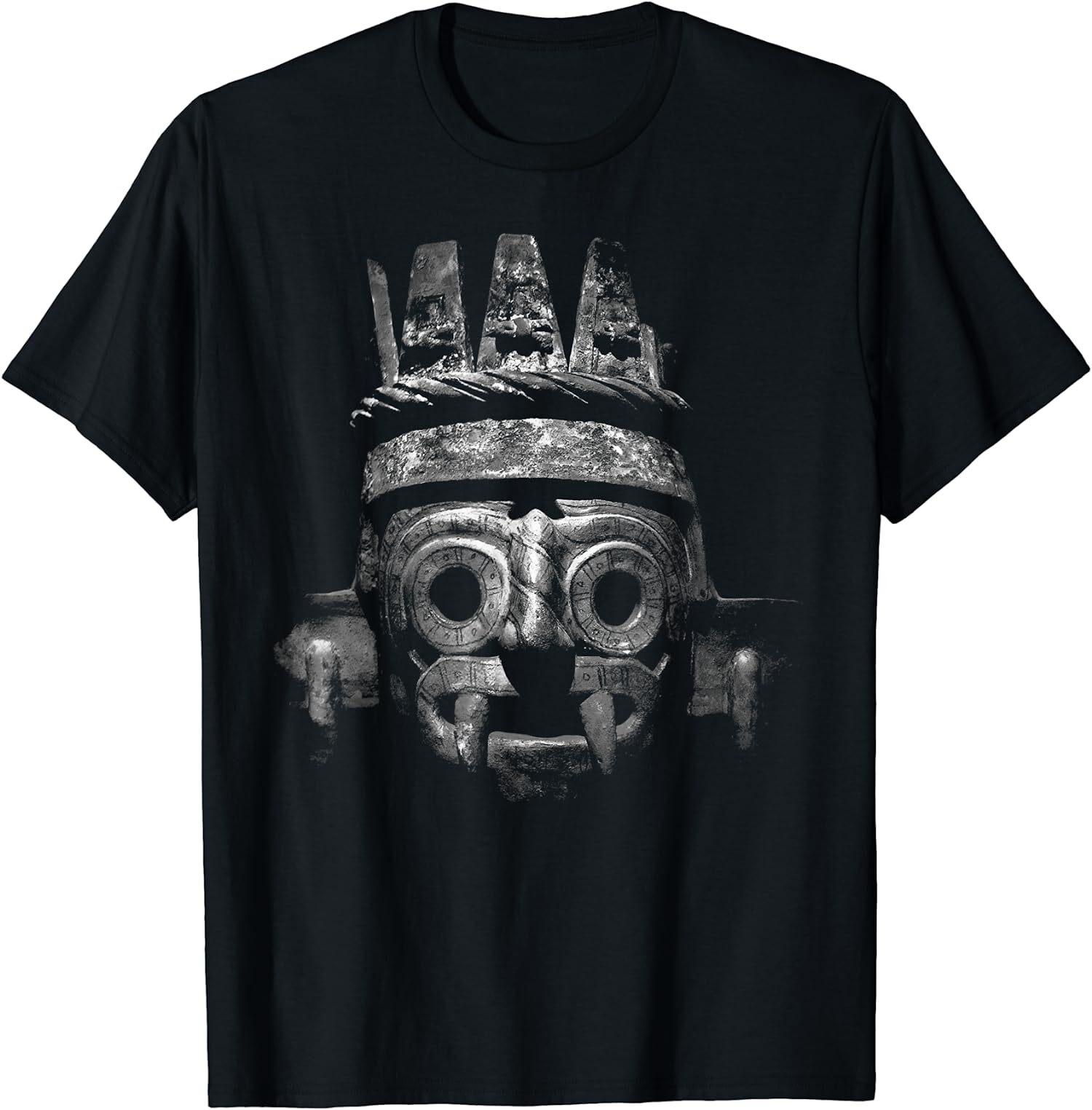 NEW LIMITED Tlaloc Face Aztec God Tee T-Shirt XL