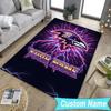 Custom NameRavens Team Spirit Carpet, Indoor Rug, Chair Rug, Living Rooms, Doormat Made From Polyester Home Decor Birthday Christmas Gifts
