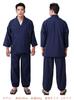 [HOHO AYUMU] Block-lined Fleece Samue (Work Clothes) [05.Navy] [L]