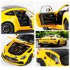 1:18 Mercedes-Benz GTR Sports Car Model Die-cast Miniature Car Collection Simulation Sound and Light Vehicle Toy Car Children's Gift Ornaments