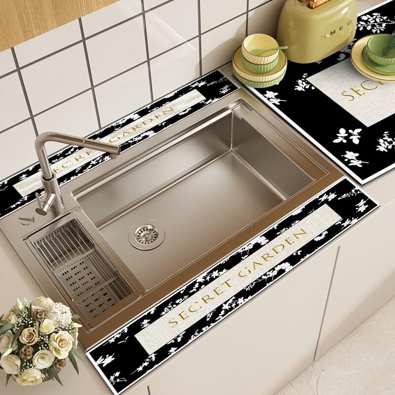 Changbaosen Küchenspüle Saugfähige Abtropfmatte