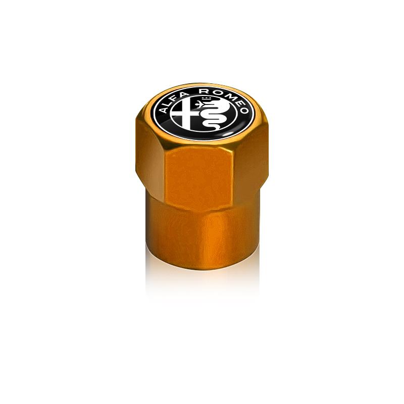 4Pcs Car Valve Stem Caps Cover Waterproof Car Accessories Stickers For Alfa Romeo 147 159 156 Giulietta Giulia Mito Spider Alpha Nheadrest