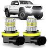 Fit For Toyota 4Runner 2003-2009 Fog Light Bulbs Or DRL, 13000LM Super Bright 360° Illumination 9005/9145/H10 Fog Lights, 6000K Cool White Upgraded