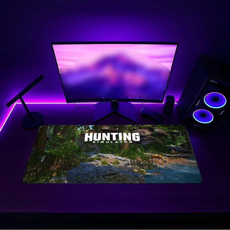 BULT Hunting Simulator (1) Mouse pad with a non slip rubber base suitable for home offices and an ideal gift for gamers