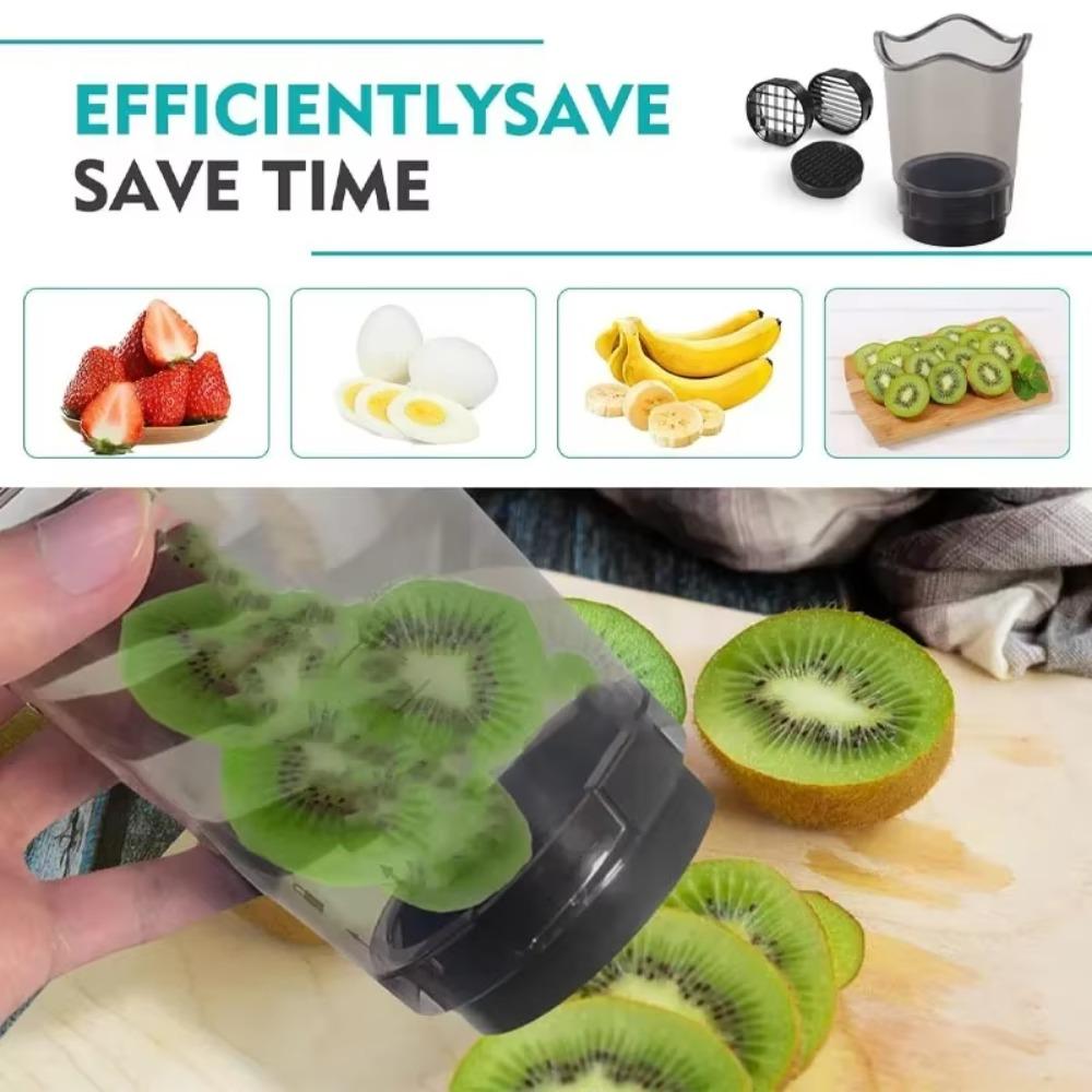 Hand Press Vegetable Fruit Slicer Manual Fruit Dicer Multifunctional Strawberry Slicing Cup  Kids