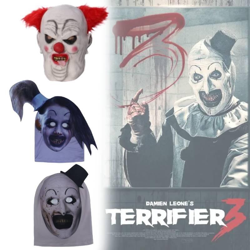 Cosplay Terrifier Costumes Polyester Fabric Halloween Themed Supplies Events