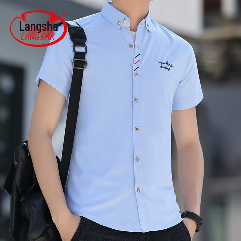 Men s Embroidered Slim Fit Polo Shirt 4XL