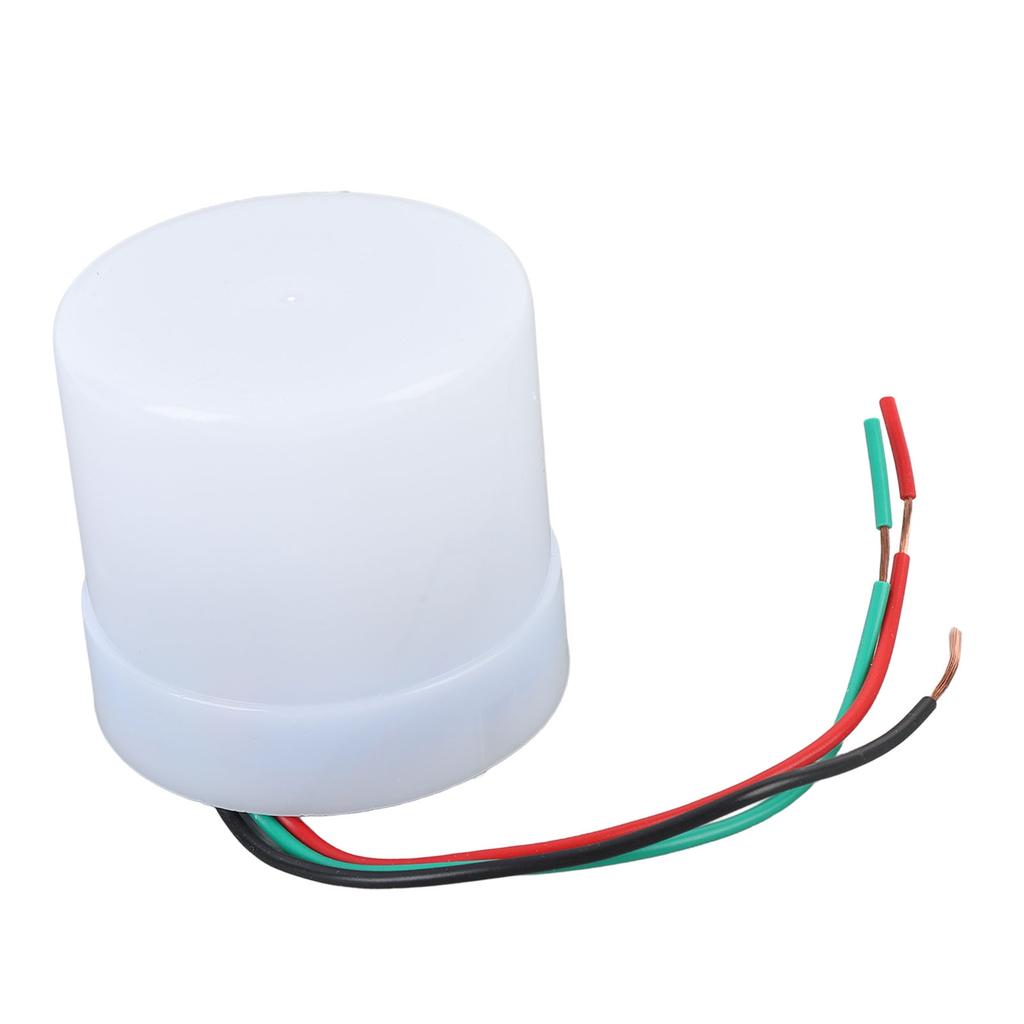 Light Control Sensor Outdoor Lighting Photocell 25A Dusk to Dawn Hard Wired Automatic On Off with Illumination Detection