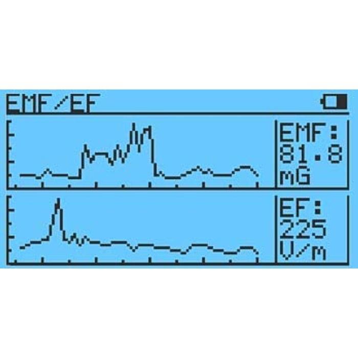 Advanced GQ EMF-390 3-in-1 EMF Meter RF Spectrum Analyzer Black