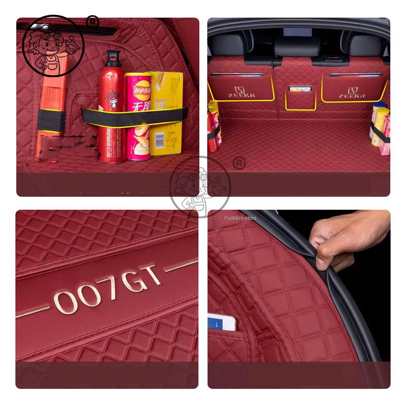 Car Trunk Mat For ZEEKR 7GT 2025 2026 ZEEKR 007 GT Accessories Retrofitting The Special Car Trunk Pad for Interior Decoration
