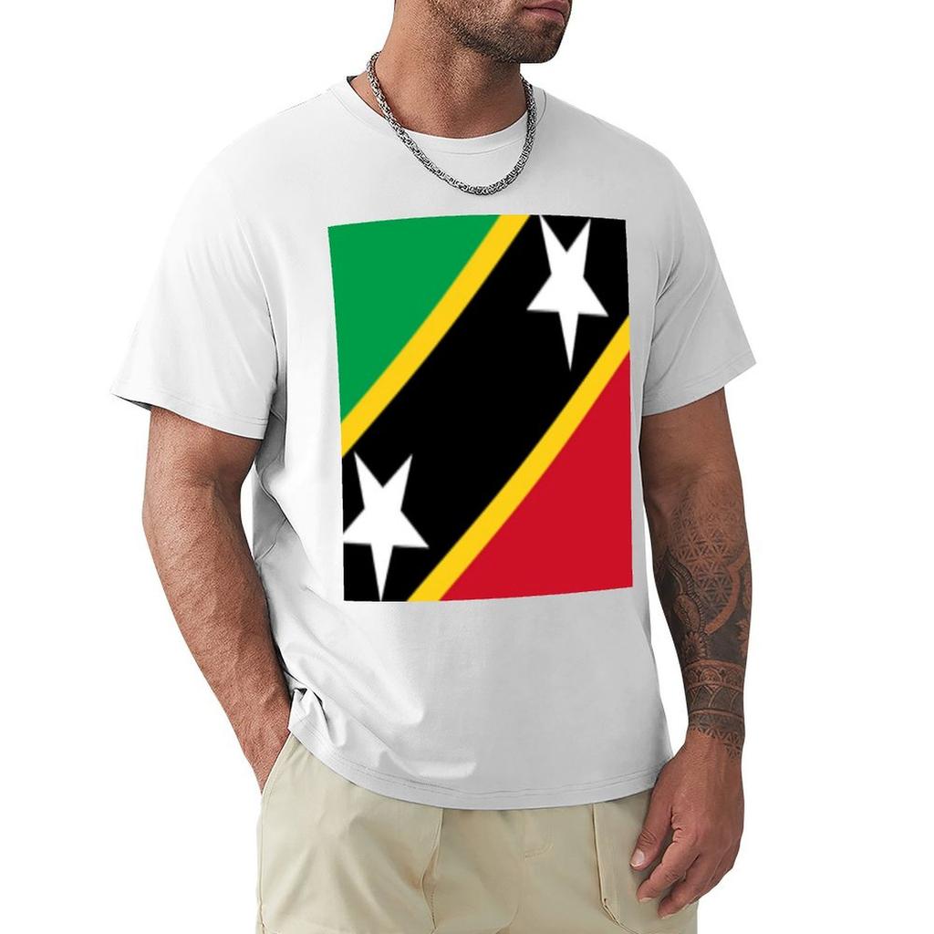 St Kitts Nevis TShirt Large Size Basic Casual TShirt