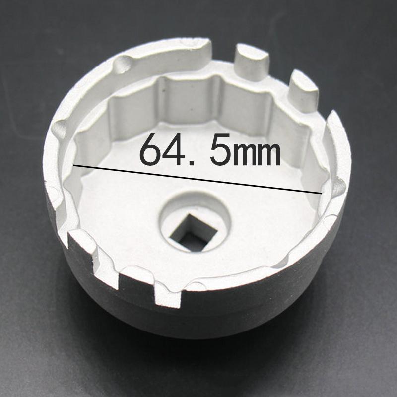 ערכת מפתח ברגים להסרת בית מסנן שמן כסף 14 חלילים לטויוטה