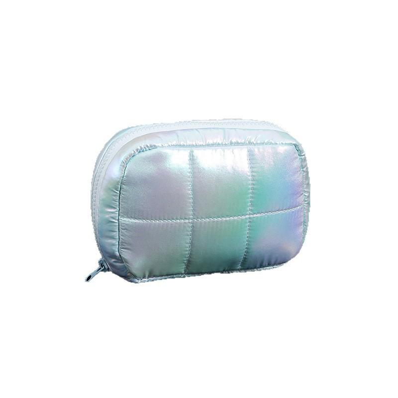 New Down Padded Cloud Cosmetic Bag Storage Bag Shockproof and Anti-collision Cosmetic Bag Portable