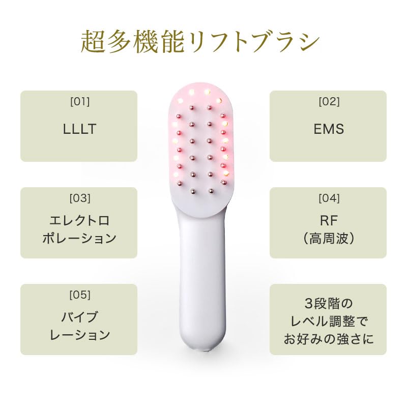 STELLA BEAUTE Laser EMS Lift Brush with Shopper LLLT