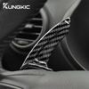 For Seat Leon 2005 2006 2007 2008 2009 2010 2011 2012 Carbon Fiber Style TOP ABS Car Steering Wheel Paddle Shifter Trim Cover