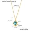 Chic Style Jewelry Set with Interchangeable Zircon - Unique Copper Design