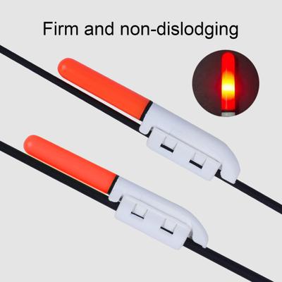3 Stücke Angeln Knicklicht Bissanzeiger Angelrutenspitze LED-Licht Wasserdicht Nachtangeln Strike Alarm Pollampe Angelzubehör