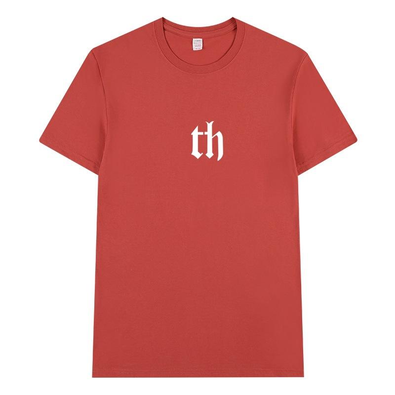 2025 Short-sleeved T-shirt Men And Women Letters Printed Simple Body Shirt Loose Basic Models Versatile Couple Casual Tops