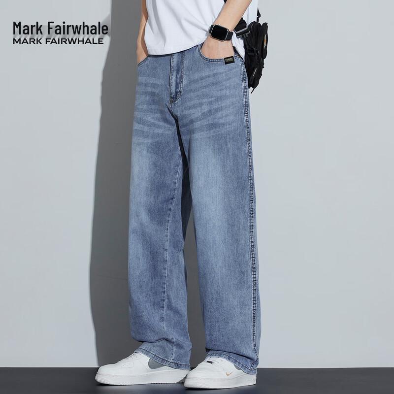 Mark Fairwhale Men s Straight-Leg Washed Denim Jeans 2XL