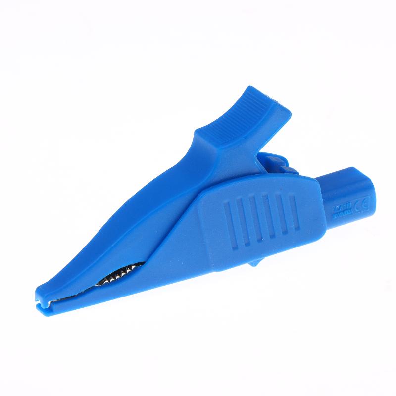 Heavy Duty Alligator Clips Insulated Test Crocodile Clamps With 4Mm Banana Jack Full Insulated Clips For Electrical Testing Work