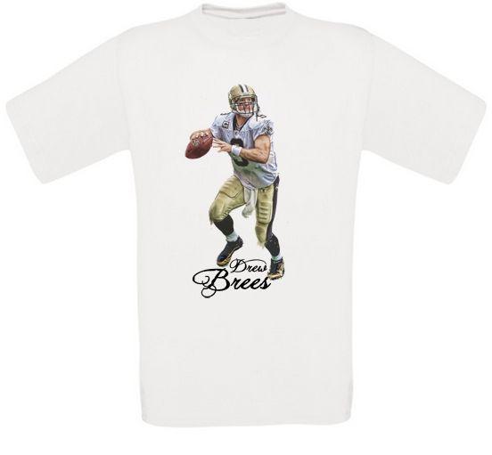 Drew Brees Saints Camiseta De Fútbol Americano Todas Las Tallas NUEVO Unisex T-Shirt XXXXL