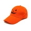Lightweight Halloween Baseball Cap Breathable Sunshade Cap Funny Pumpkin Embroidery Hat  Outdoor