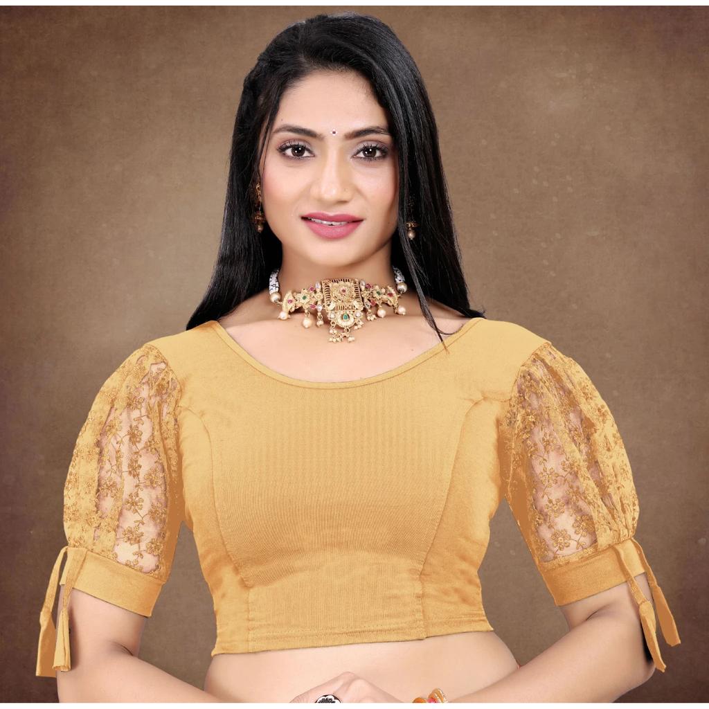Women Cotton Laycra Blend Designer Blouse Indian Bollywood Beautiful Choli Dress