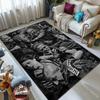 1PC Motorcycle gang intense fight Carpet for Living Room Bedroom Sofa Home Decor Rus Non-slip Floor Mat Luxury Gift